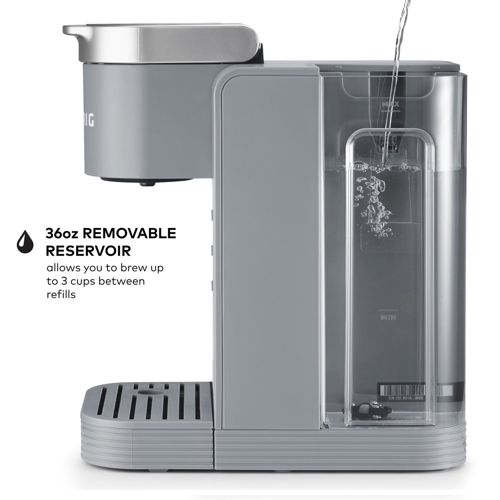 Keurig K-Express Essentials Plus, Iced and Hot Single-Serve K-Cup Pod Coffee Maker, White