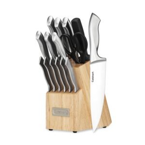 Cuisinart Classic Stainless Steel 15-Piece Knife Block Set
